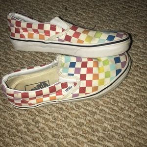 Vans checkered colorful